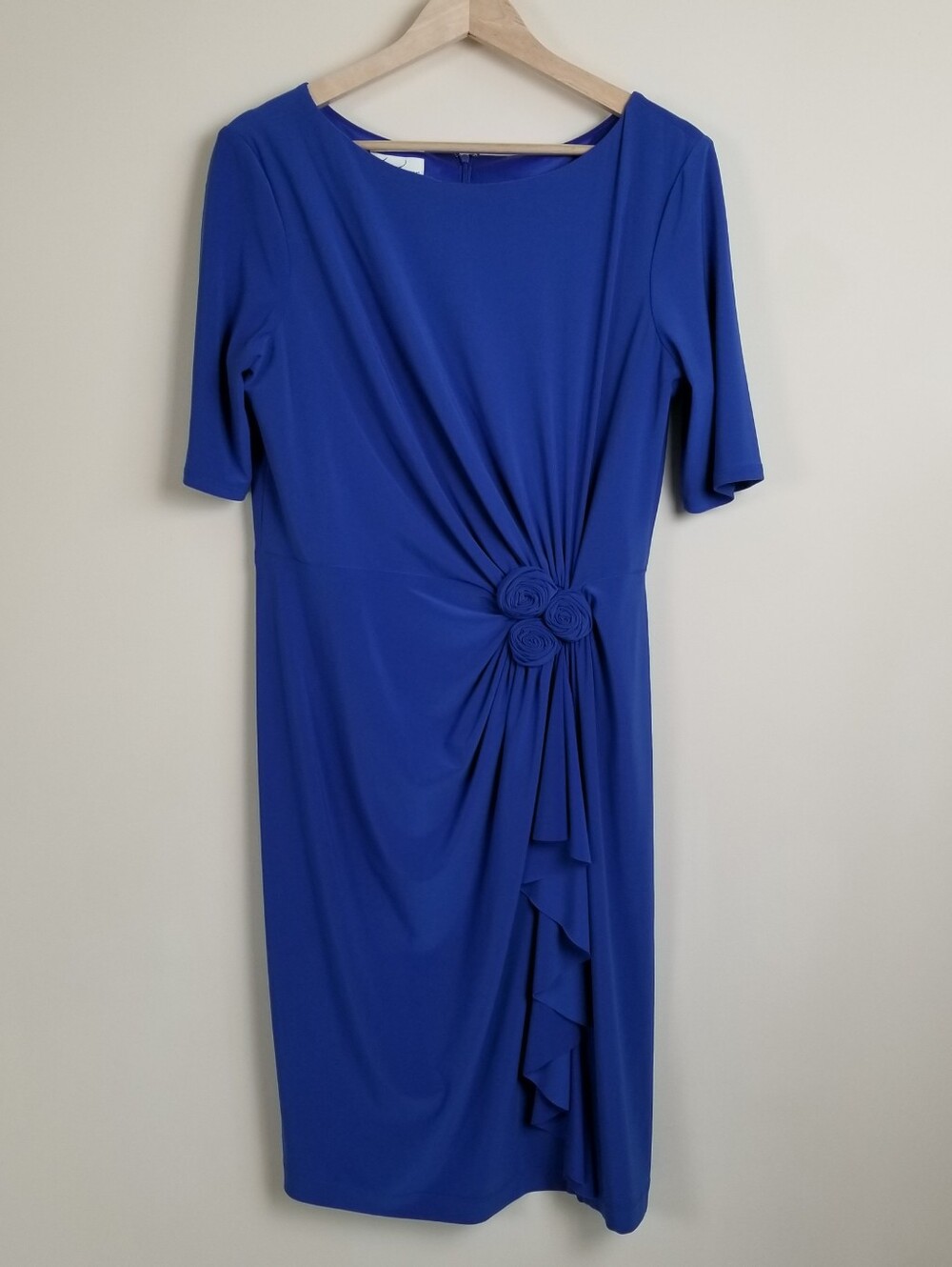Kim Rogers Ruffle Front Dress Size 12